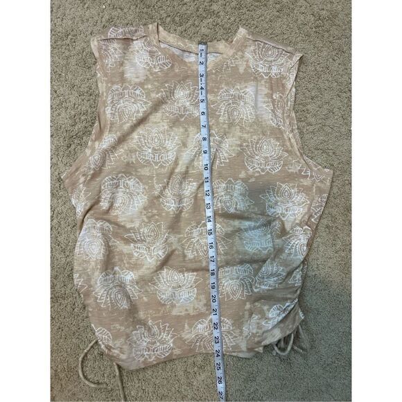 Anthropologie Pilcro Lotus Tank top ruched size XL BIN P - Picture 6 of 8